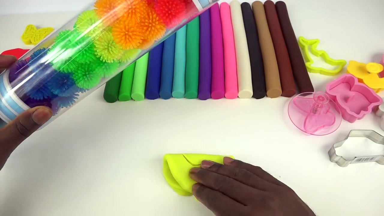 DIY How To Make Play Doh Mighty Toys Modelling Clay Learn Colours