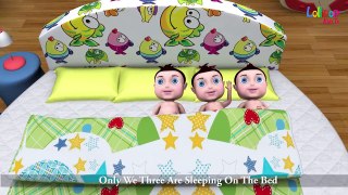 Five Little Babies Jumping on the Bed || Nursery Rhyme and 3D Animation Rhymes For Childre