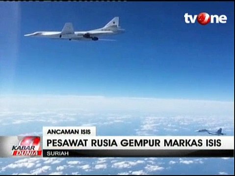 Rusia Rilis Video Pesawat Tempur Bombardir Suriah