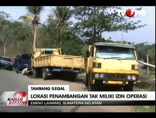 Polisi Tertibkan Tambang Pasir Ilegal di Empat Lawang