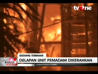 Kantor Dispenda Medan Ludes Terbakar