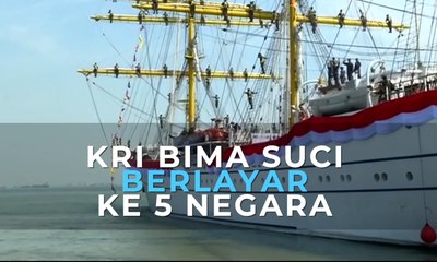 Petualangan KRI Bima Suci Selama 100 Hari Dimulai