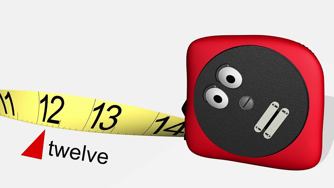 Learn Numbers with Counting Tape Measure Count 1 to 20