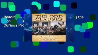 Reading The Odd Clauses: Understanding the Constitution Through Ten of Its Most Curious Provisions