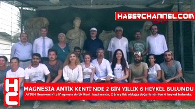 MAGNESIA ANTİK KENTİ'NDE 2 BİN YILLIK 6 HEYKEL BULUNDU