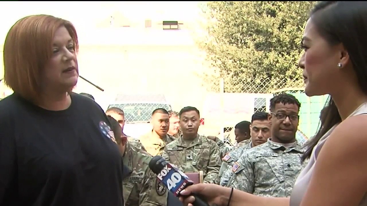 Motorcycle Club, National Guard Members Spruce Up Homes for Vets