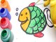 Fish Learn coloring pages Learn colors for kids | Toy Art