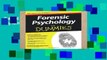 Get Full Forensic Psychology For Dummies any format