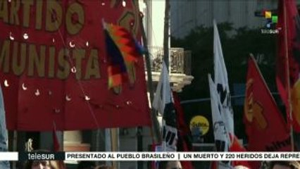 Síntesis: Mantienen protestas para exigir la libertad de Lula en Brasi