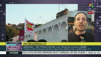 Brasil: se intensifican actividades en defensa de candidatura de Lula