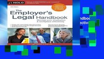 Reading books The Employer s Legal Handbook: Manage Your Employees   Workplace Effectively For Any