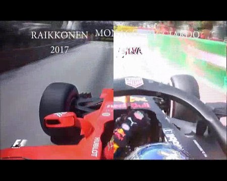 Comparativa F1 monaco 2017 vs 2018 onboard
