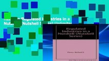 Reading Regulated Industries in a Nutshell (Nutshell Series) Unlimited
