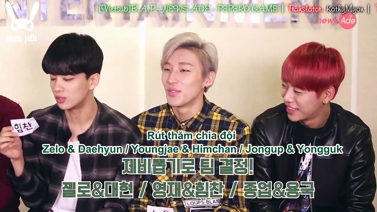 [Bựa Hội][Vietsub]B.A.P NEWS ADE - PEPERO GAME