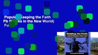 Popular  Keeping the Faith Pb (Blacks in the New World)  Full