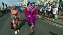 Hundreds of thousands turn out for Brighton Pride