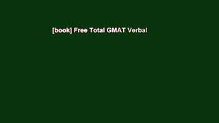 [book] Free Total GMAT Verbal