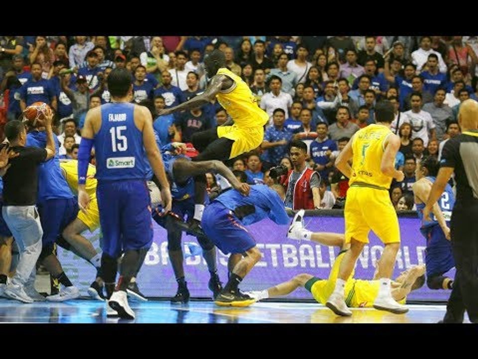 Three Boomers players suspended by FIBA over Gilas - Australia brawl