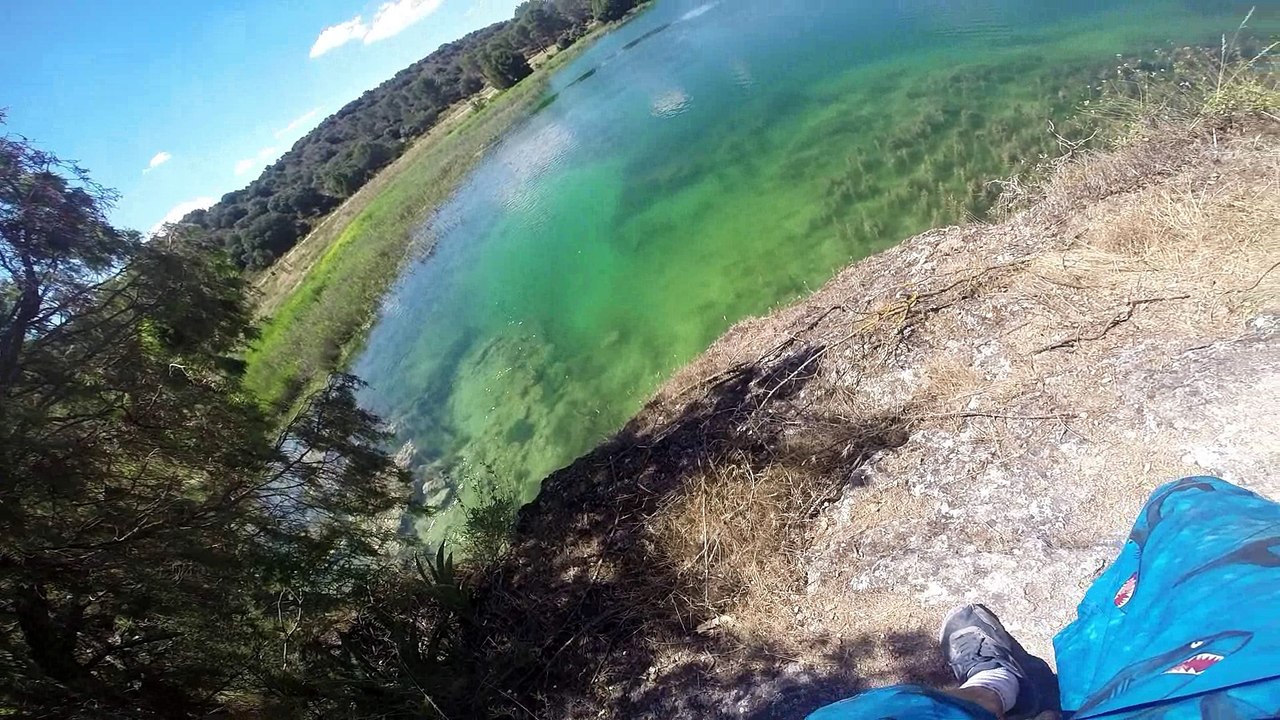 LAGUNAS DE RUIDERA , atravesamos las cuevas sin alquilar kayak