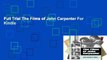 Full Trial The Films of John Carpenter For Kindle