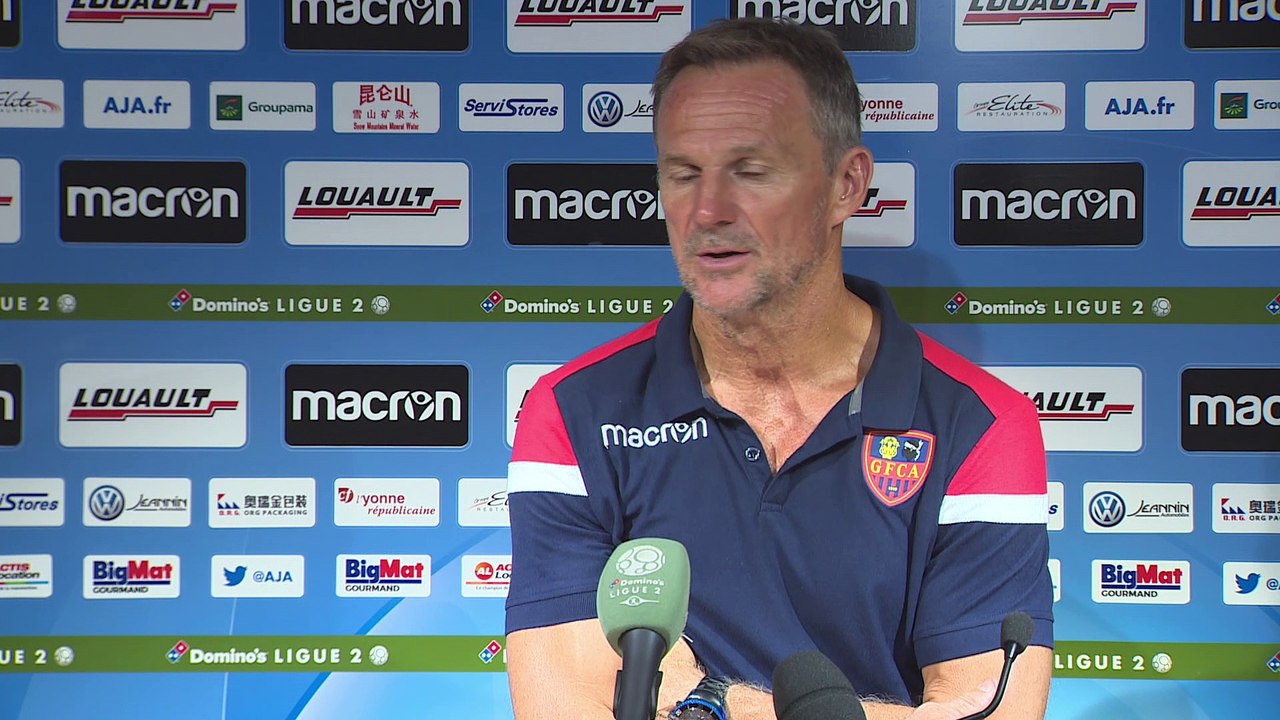 AJ Auxerre 2-3 Gazélec FC Ajaccio : la réaction des entraineurs