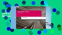 D0wnload Online Family Law 2018 (Legal Practice Course Manuals) Full access