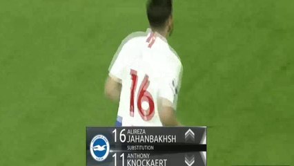 حضور علیرضا جهانبخش بازیکن تیم برایتون دربازی با نانت فرانسه