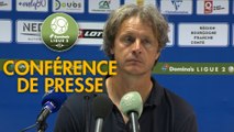 Conférence de presse FC Sochaux-Montbéliard - Valenciennes FC (0-1) : José Manuel AIRA (FCSM) - Réginald RAY (VAFC) - 2018/2019