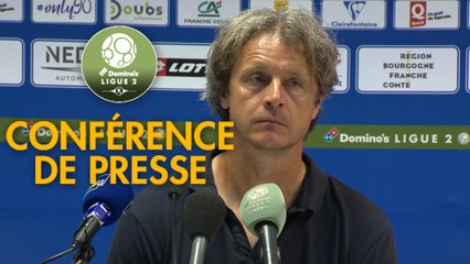 Conférence de presse FC Sochaux-Montbéliard - Valenciennes FC (0-1) : José Manuel AIRA (FCSM) - Réginald RAY (VAFC) - 2018/2019