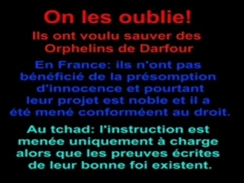 Arche de Zoé, Darfour...