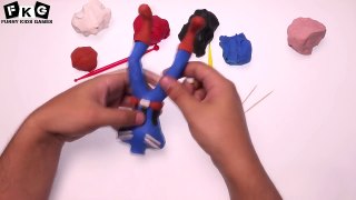 Play Doh Captain America: How To Make Marvel Captain America Play Dough