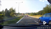 Chauffard à moto, il se prend une voiture !