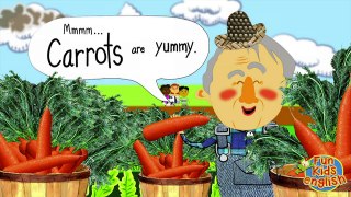 Vegetable Song | Carrots Are Yummy | Songs For Kids | Songs For Children | Fun Kids Englis