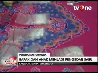 Kesulitan Ekonomi Keluarga, Bapak-Anak Jadi Pengedar Sabu