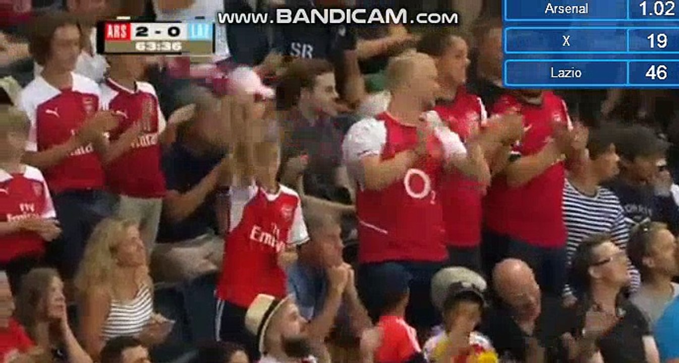 Pierre Emerick Aubameyang Goal - Arsenal 2-0 Lazio 04.08.2018