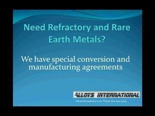 Get refractory and earth metals