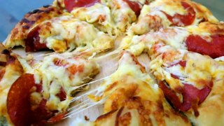 Step By Step How To Make Your Own: Pepperoni Pizza | Homemade Cheesy Bites Pepperoni Pizza