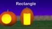 Rolling Pumpkins Teach Shapes for Children Learn & Spell Shapes