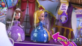 Sophia the First Magnet Dresses! Dancing Sisters Princess Toy Review HobbyKidsTV