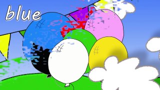 The Balloon Song | Learn Colors