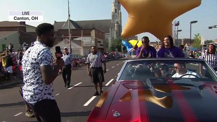 Moss on HOF induction: 'I put my whole state on my shoulders'