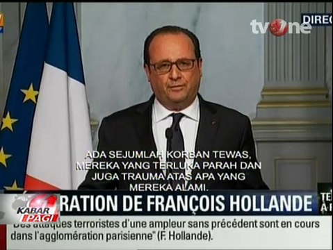 Presiden Prancis Umumkan Negaranya dalam Kondisi Darurat