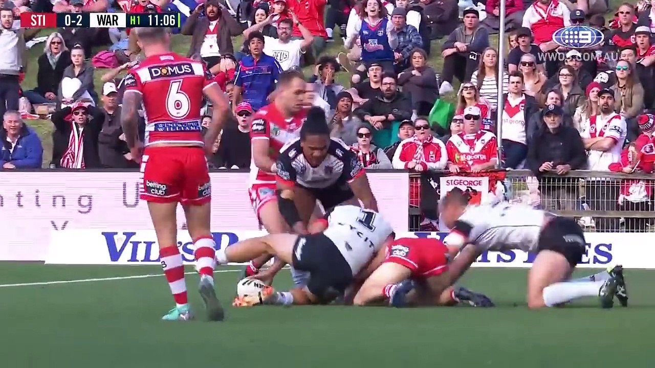 NRL Highlights: St George Illawarra Dragons v Warriors – Round 21