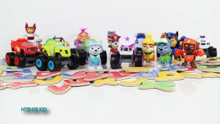 Blaze and the Monster Machines with Paw Patrol ABC Song