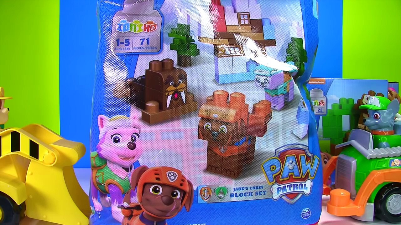 Paw Patrol Ionix Building Skyes Monkey Trouble Everest Zuma Jakes Cabin