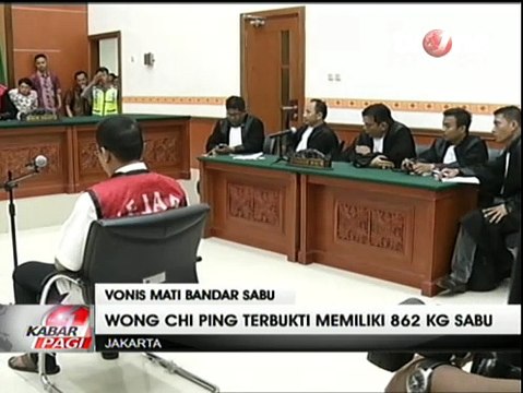 Gembong Narkoba Kelas Kakap Asal Hong Kong Divonis Mati