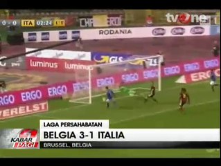 Italia Menyerah 3-1 Lawan Belgia di Laga Persahabatan