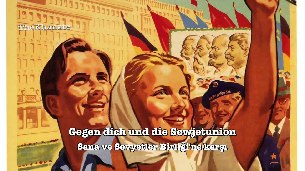 Doğu Alman Komünist marşı Der Offene aufmarsch (Türkçe Altyazılı)