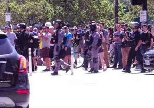 Thousands Gather in Portland to Attend and Protest Against Patriot Prayer Event