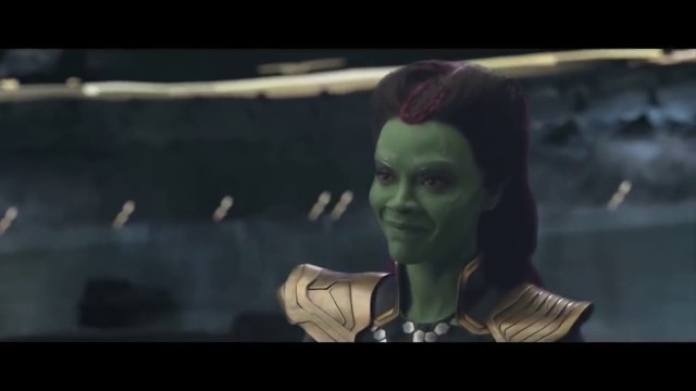 Avengers Infinity War, Escena Eliminada, Gamora confronta a Thanos. (Nunca antes visto).